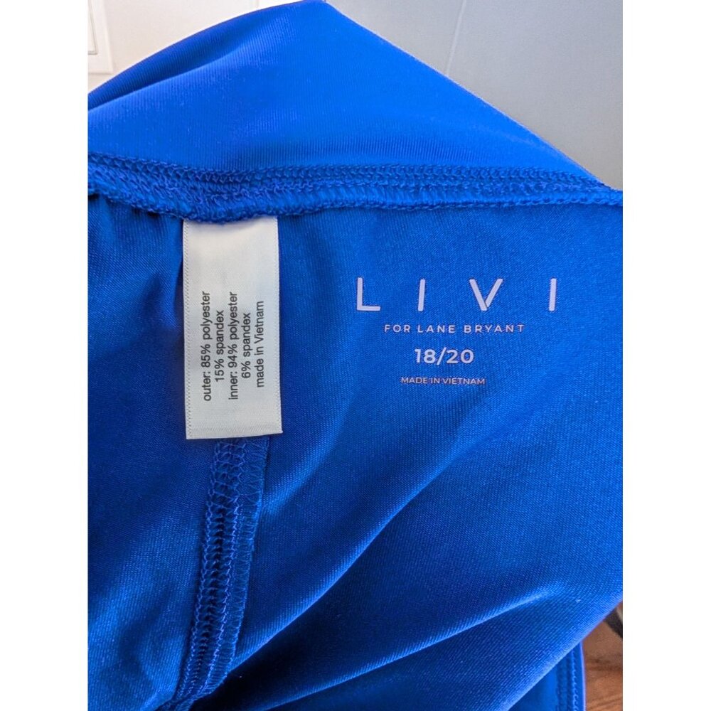 NWT Lane‎ Bryant Livi Active Cobalt Blue Active Skort - 18/20 - Picture 7 of 9